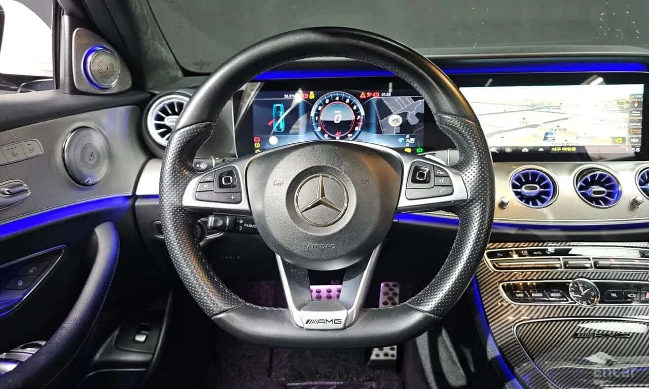 Mercedes-Benz E 300 * AMG Line * ДИСТРОНИК * ОБДУХВАНЕ * BUMRESTER, снимка 11 - Автомобили и джипове - 55703324