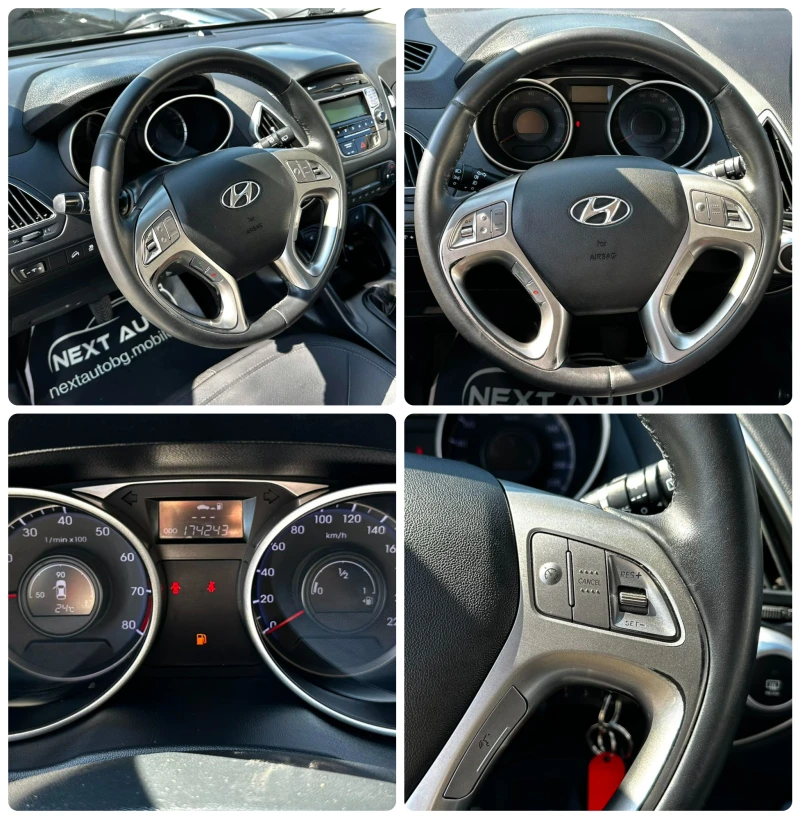 Hyundai IX35 1.6GDi 135HP 174 000KM ПОДГРЕВ EURO5A, снимка 12 - Автомобили и джипове - 53190018