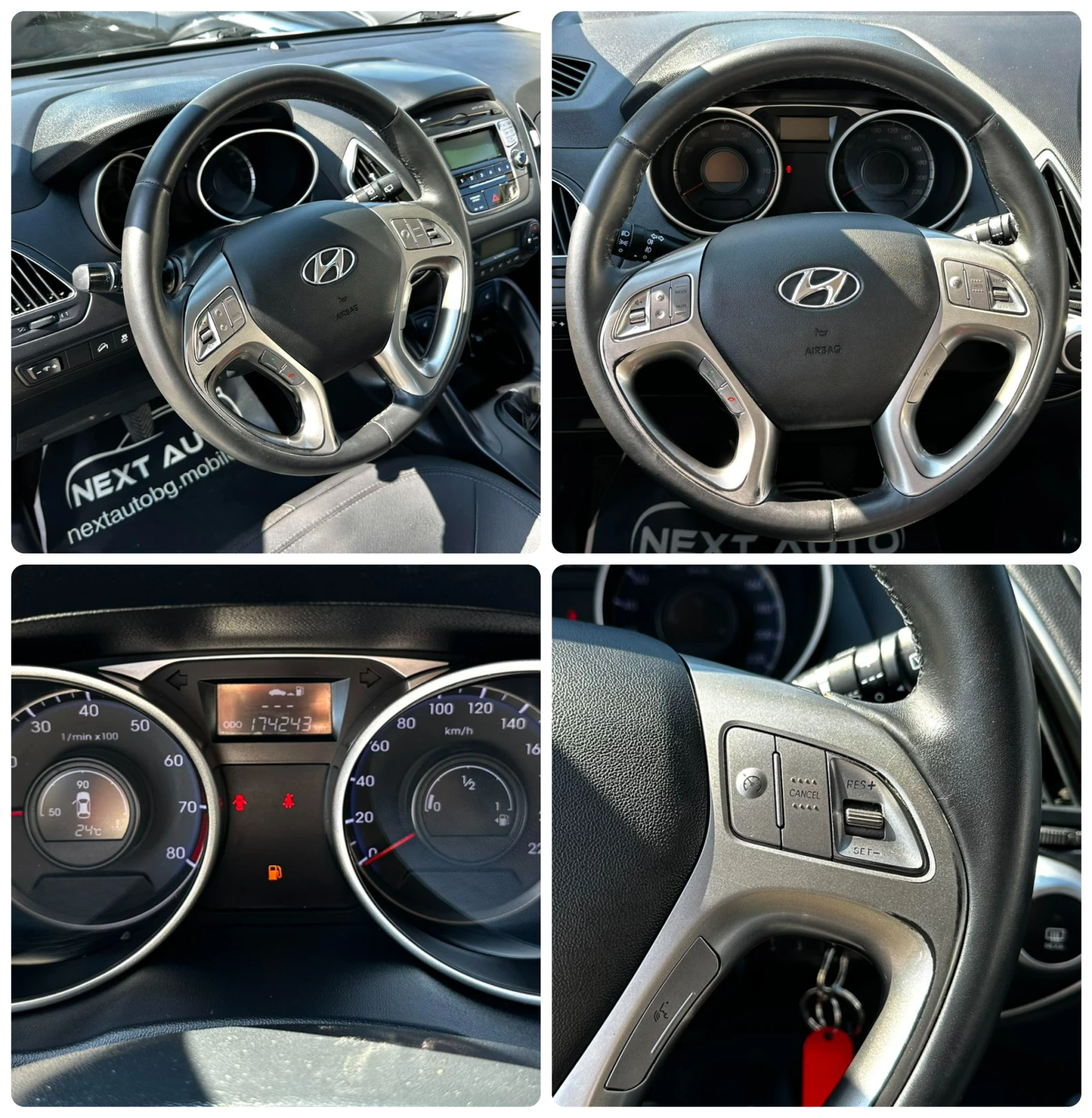 Hyundai IX35 1.6GDi 135HP 174 000KM ������� EURO5A | Mobile.bg � ����������� 12