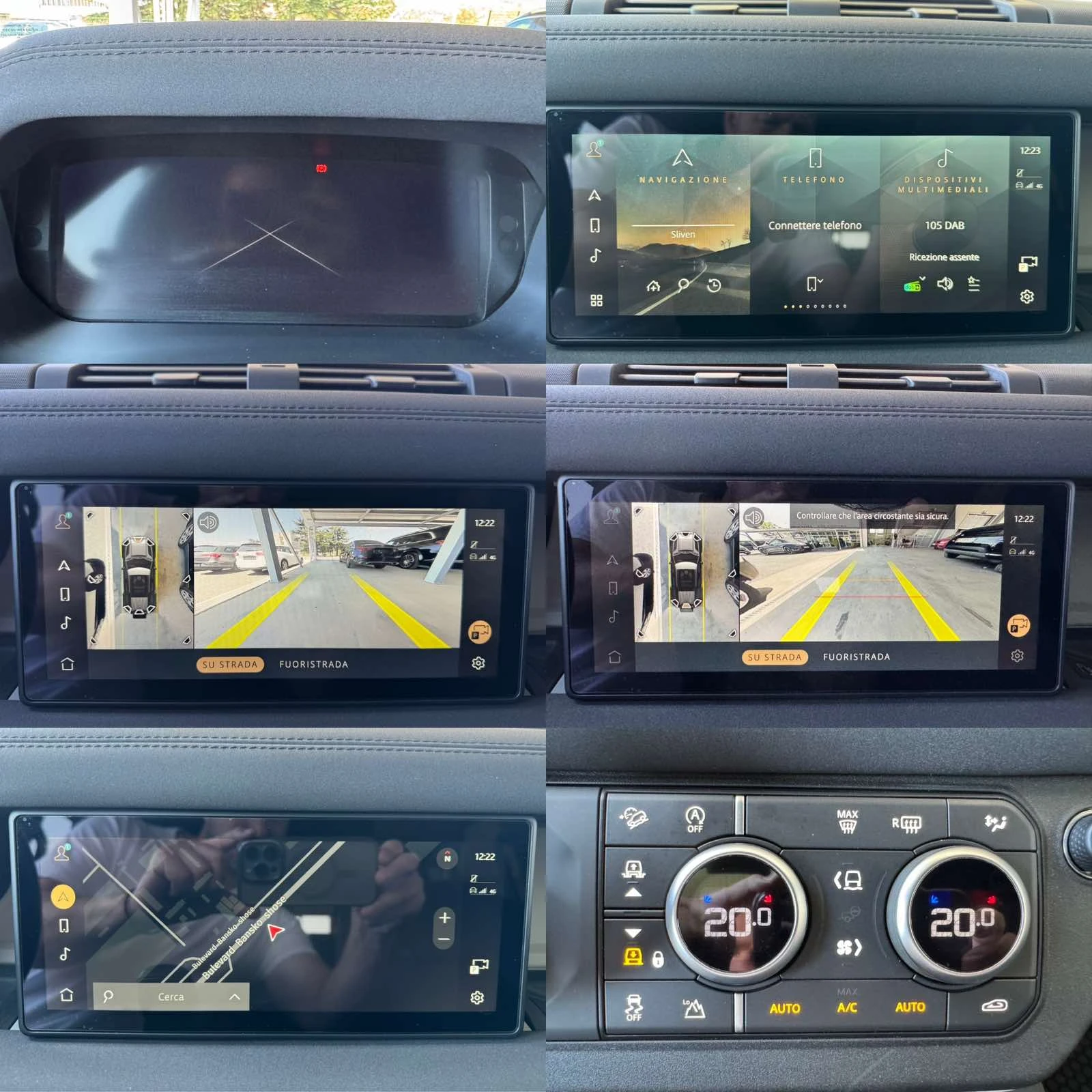 Land Rover Defender 3.0* 250ps* X-Dinamic* 4x4* 7M* КОЖА* НАВИ* ПАНО* , снимка 14 - Автомобили и джипове - 55610788