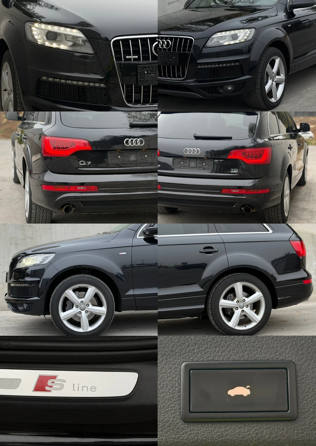 Audi Q7 3.0TDi 245�.� 8ZF * S-Line* * ���������*  | Mobile.bg � ����������� 9