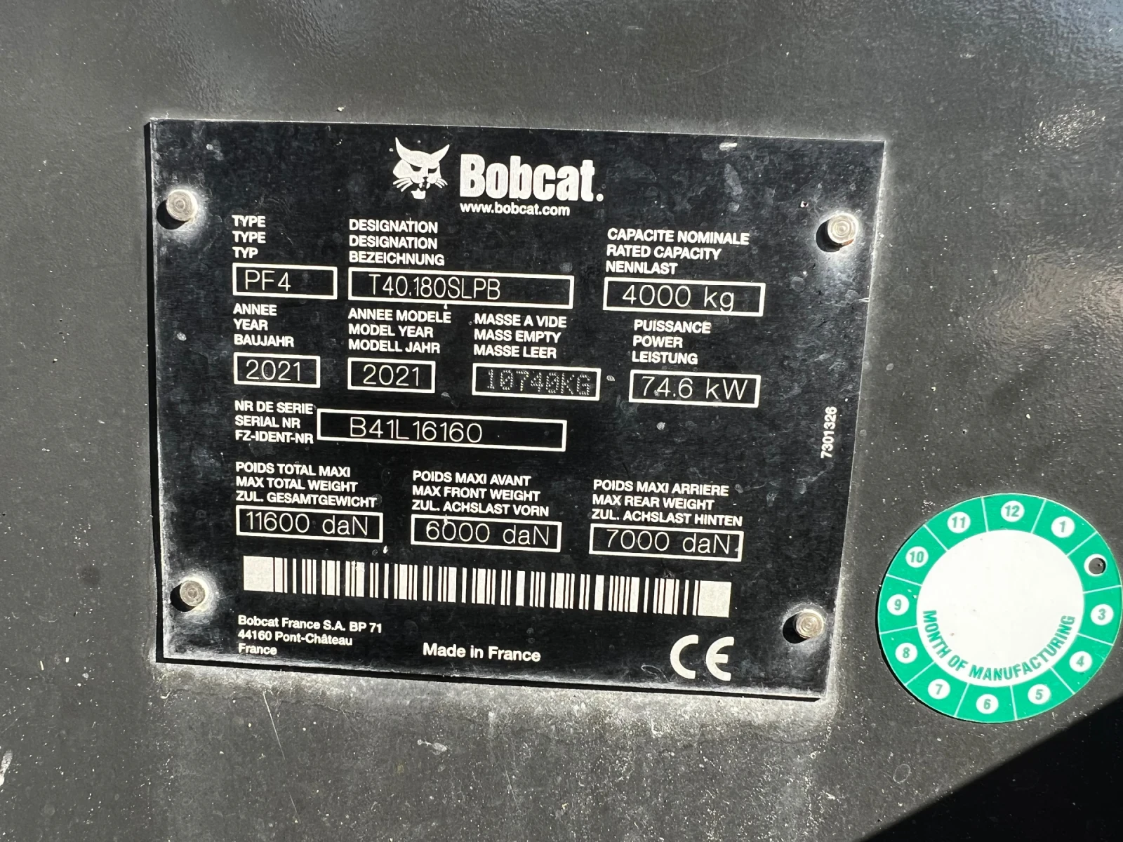 Телескопични товарачи Bobcat T40.180SLPB - изображение 6