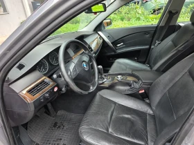 BMW 530 BMW 530i E60 3.0 231к.с. ГАЗ / Автомат / Черна Кож, снимка 8