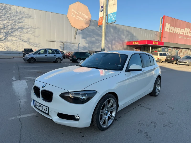 BMW 116 Регистриран* Обслужен* Снежно* БЯЛ, снимка 1 - Автомобили и джипове - 48444062