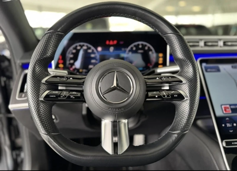 Mercedes-Benz S 500 4Matic AMG | Панорама | Масаж | Burmester | 435кс, снимка 9 - Автомобили и джипове - 53383307