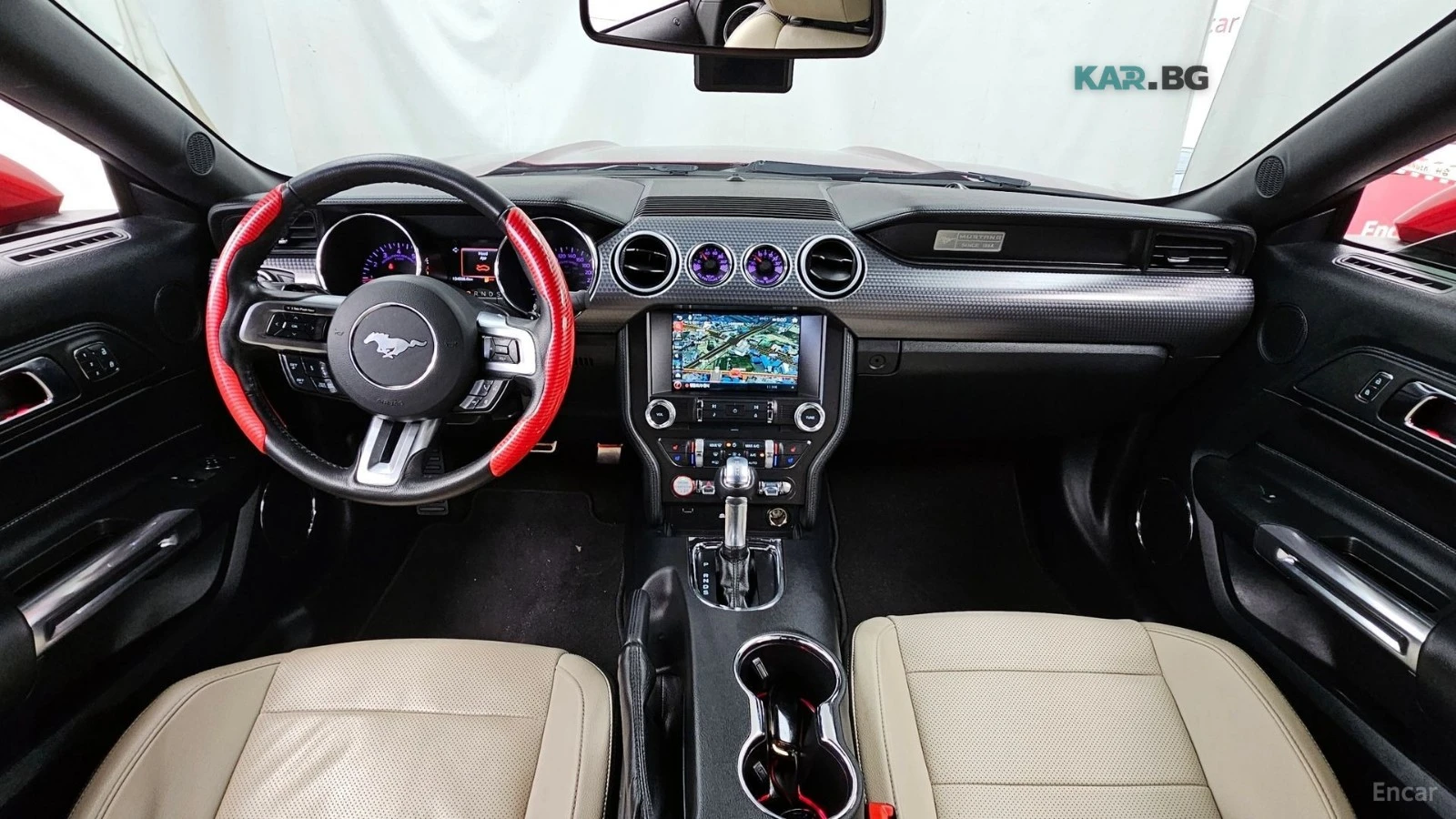 Ford Mustang ECOBOOST / DISTRONIC / ОБДУХ / ПОДГРЕВИ , снимка 7 - Автомобили и джипове - 54595607