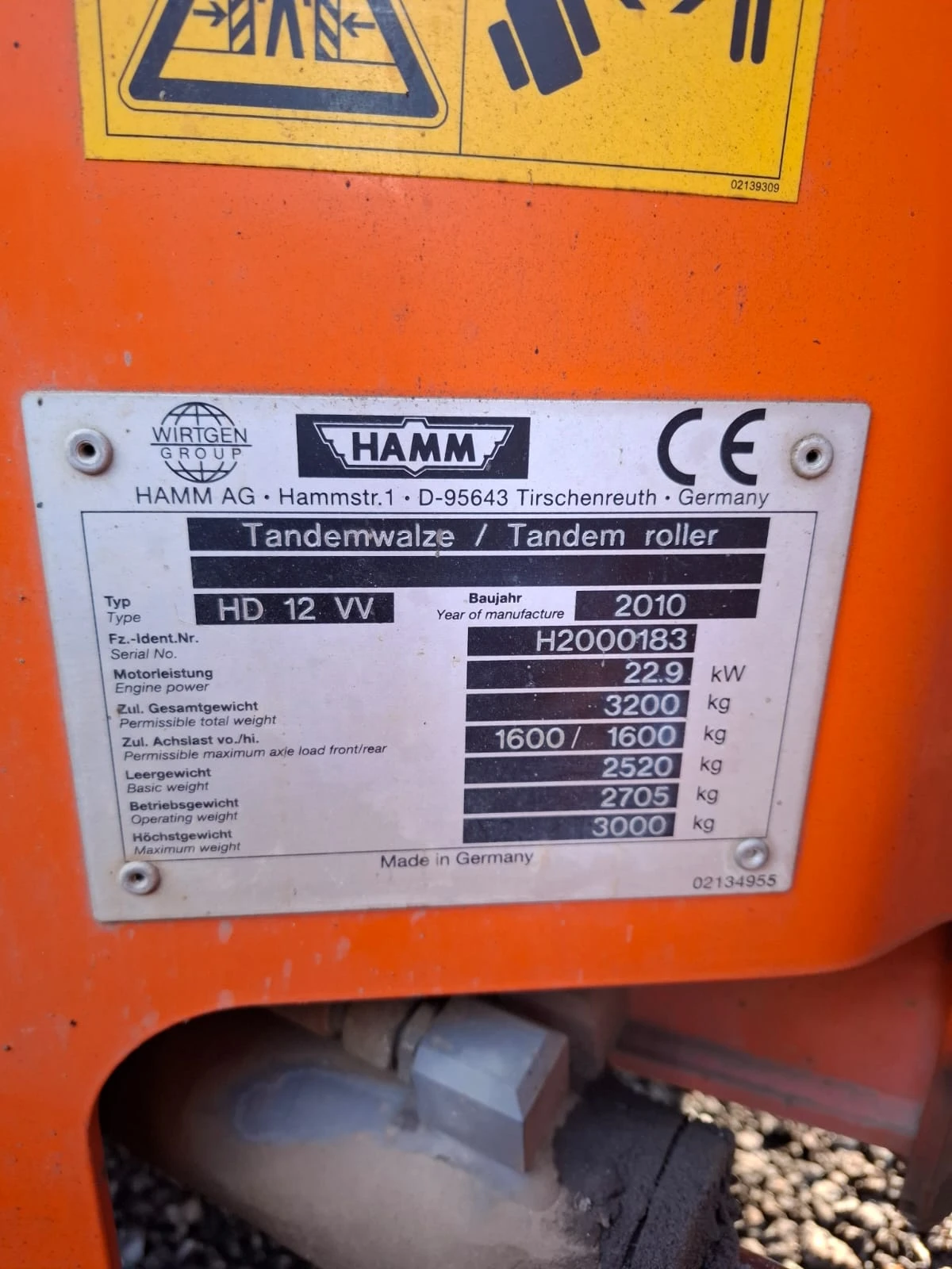 Валяк Hamm HD 12 - изображение 2