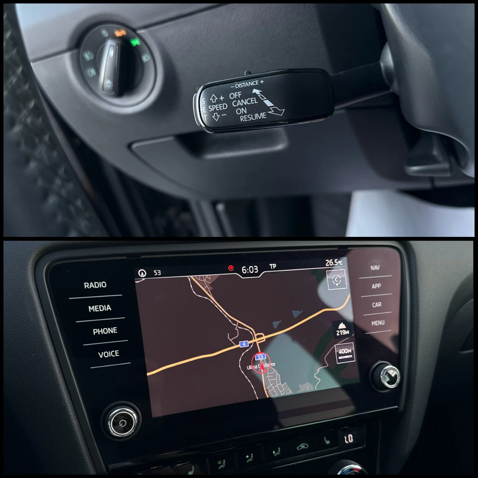 Skoda Octavia 2.0TDI Нави Подгрев Дистр ЛаинАсист Блиндспот, снимка 17 - Автомобили и джипове - 54697737