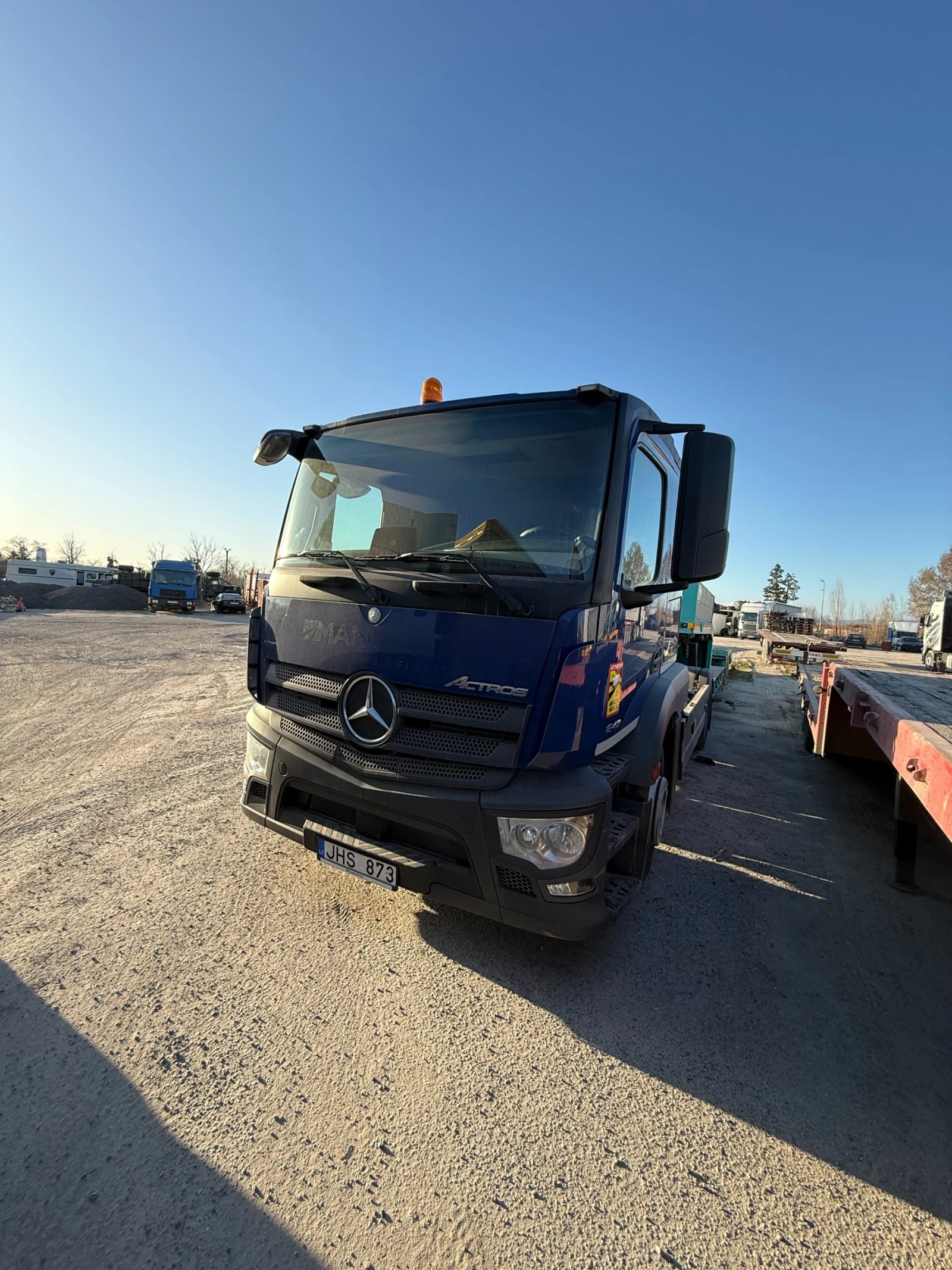 Mercedes-Benz Actros 1843 АВТОВОЗ ЗА LOHR ЛАФЕТ КОНСТРУКЦИЯ, снимка 3 - Камиони - 53821446
