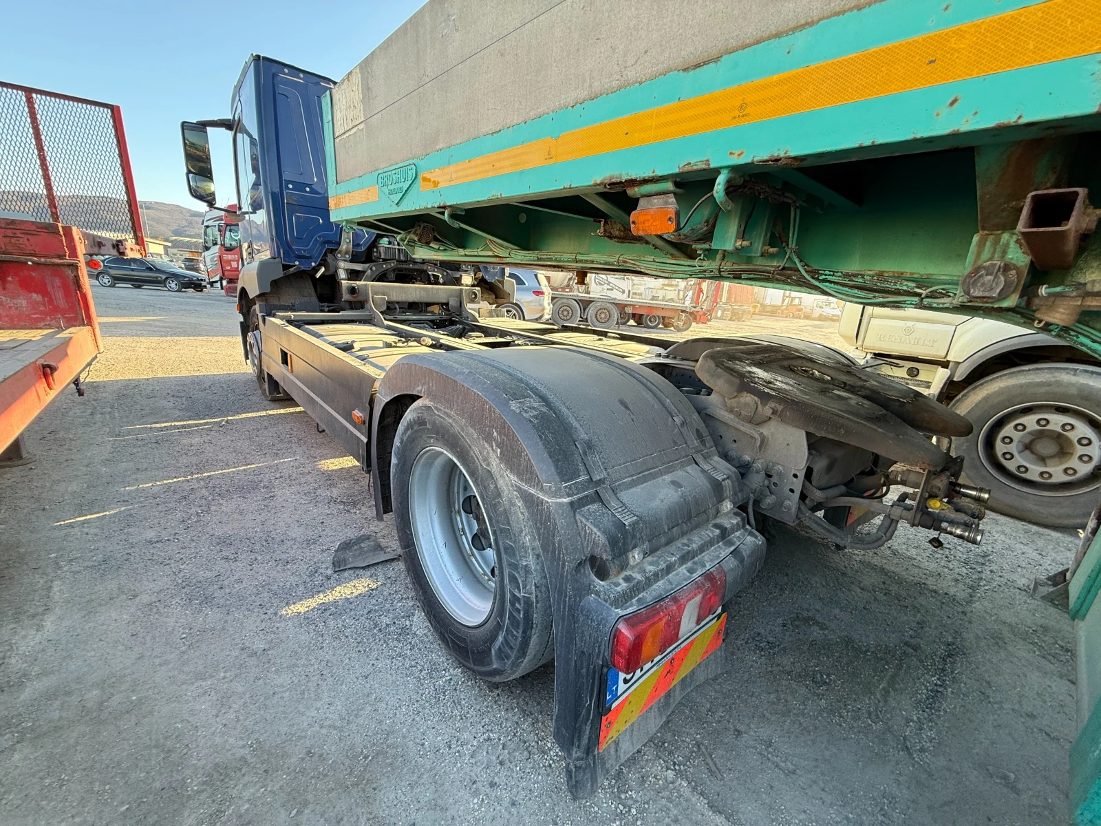 Mercedes-Benz Actros 1843 АВТОВОЗ ЗА LOHR ЛАФЕТ КОНСТРУКЦИЯ, снимка 9 - Камиони - 53821446