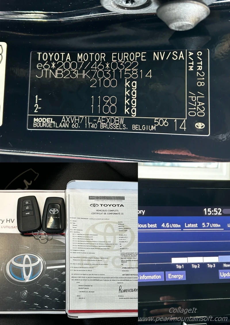 Toyota Camry 2.5 HYBRID DINAMIC 218кс, снимка 17 - Автомобили и джипове - 51331318