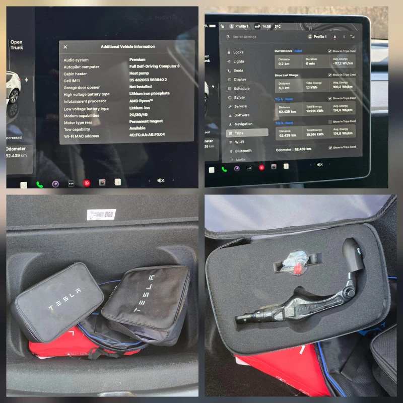 Tesla Model Y RWD LFP Теглич | 2комп. Джанти, снимка 8 - Автомобили и джипове - 53250805