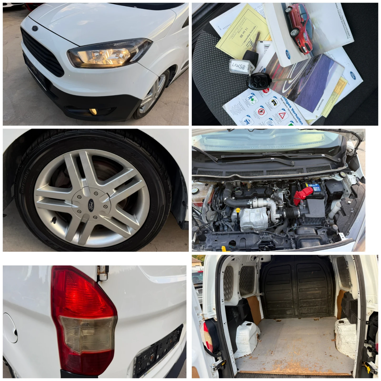 Ford Courier 1.5TDCI EURO 6 , снимка 16 - Автомобили и джипове - 56309180