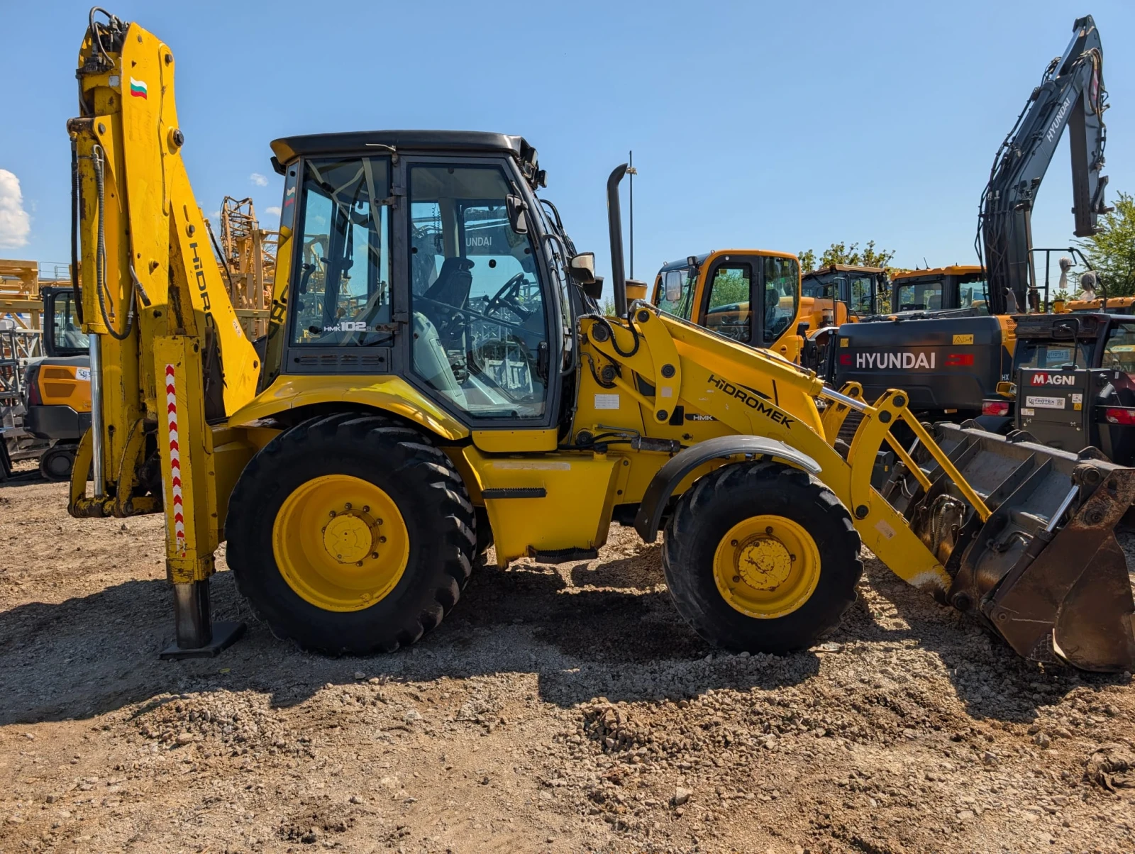 Багер Hidromek 102B, снимка 6 - Индустриална техника - 54428021