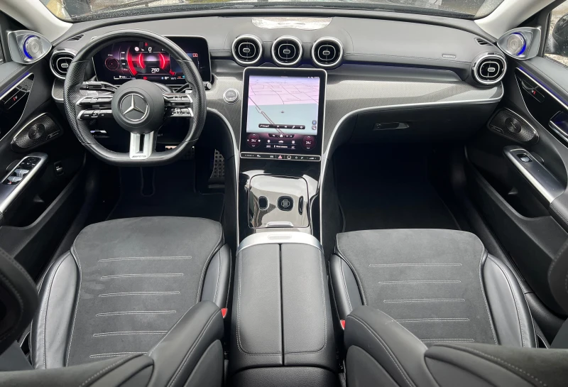 Mercedes-Benz C 220 AMG EDITION BURMESTER 3D HIGH END /02/2022г.ЛИЗИНГ, снимка 9 - Автомобили и джипове - 51987664