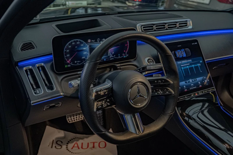 Mercedes-Benz S 400 AMG/Long/4Matic/RSE/Обдухване/Панорама/Burmester/H, снимка 10 - Автомобили и джипове - 53355587