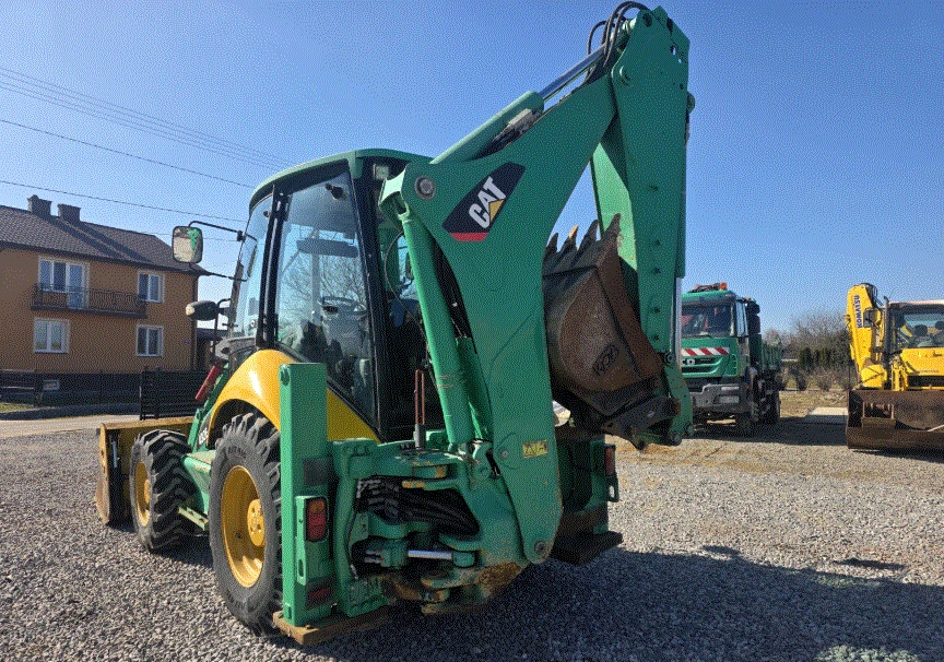 Багер Caterpillar 432e klima 6400mth, снимка 5 - Индустриална техника - 53780362