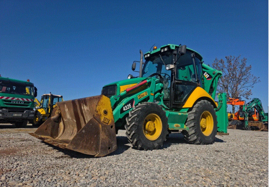 Багер Caterpillar 432e klima 6400mth, снимка 2 - Индустриална техника - 53780362