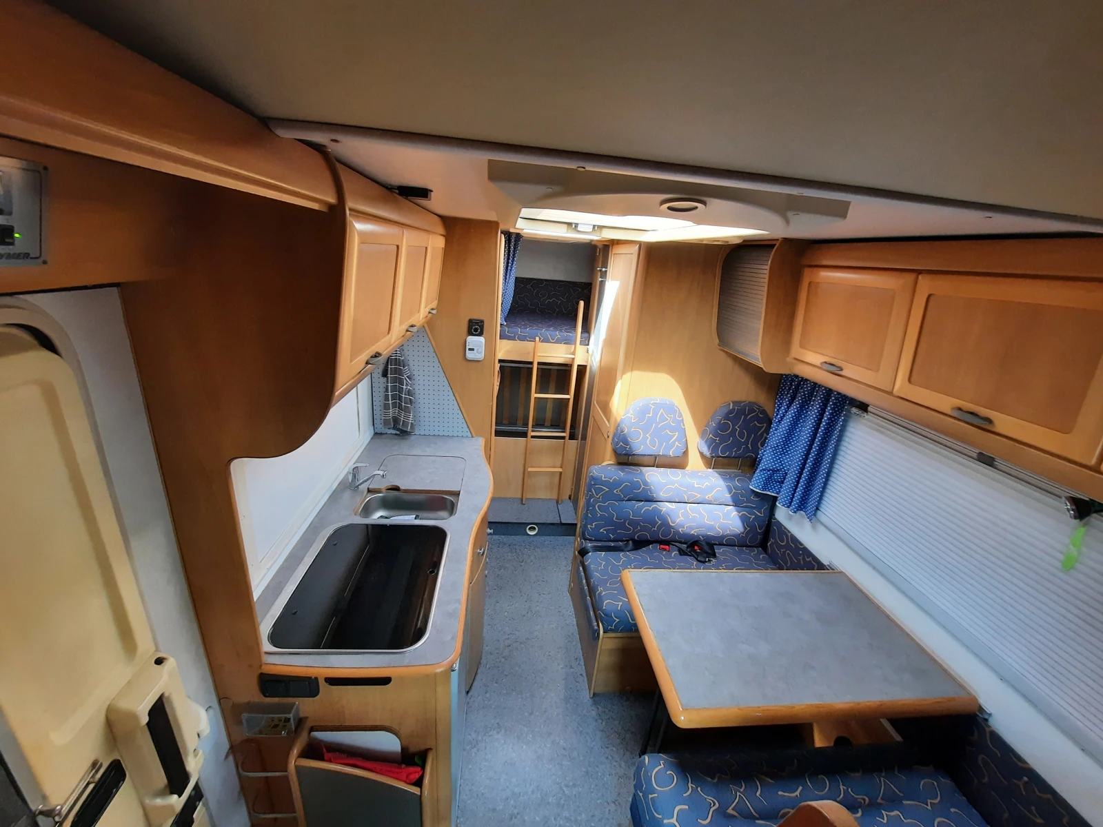 Кемпер HYMER / ERIBA 2.8 id TD, FIAT DUCATO Климатик на мотора. - изображение 7