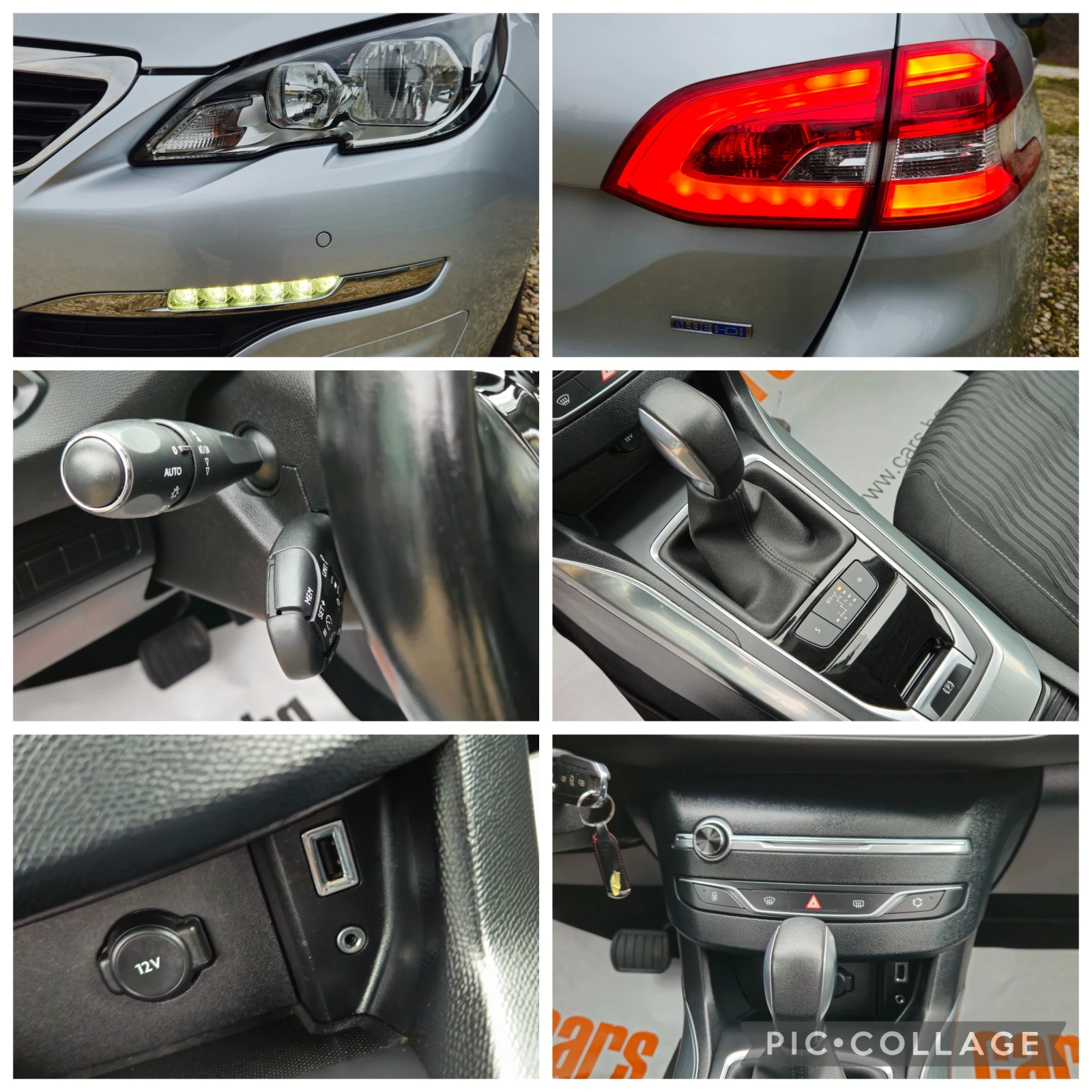 Peugeot 308 2, 0HDi-150кс* 2015г* AВТОМАТИК* НАВИГАЦИЯ* КЛИМА* - изображение 3