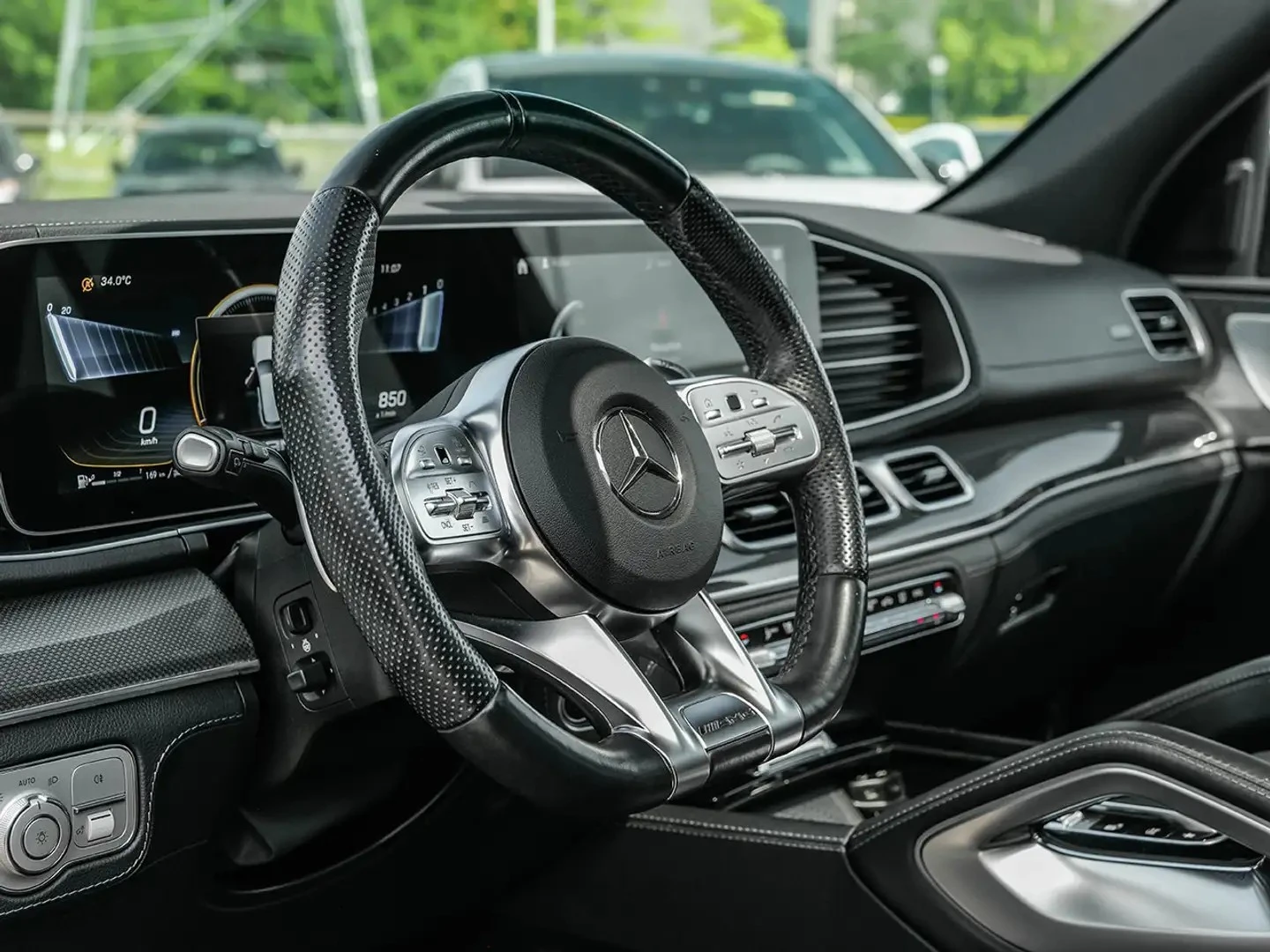 Mercedes-Benz GLE 53 4MATIC AMG* BURMESTER* ОБДУХ* DISTRONIC* HUD* 360, снимка 9 - Автомобили и джипове - 55973423