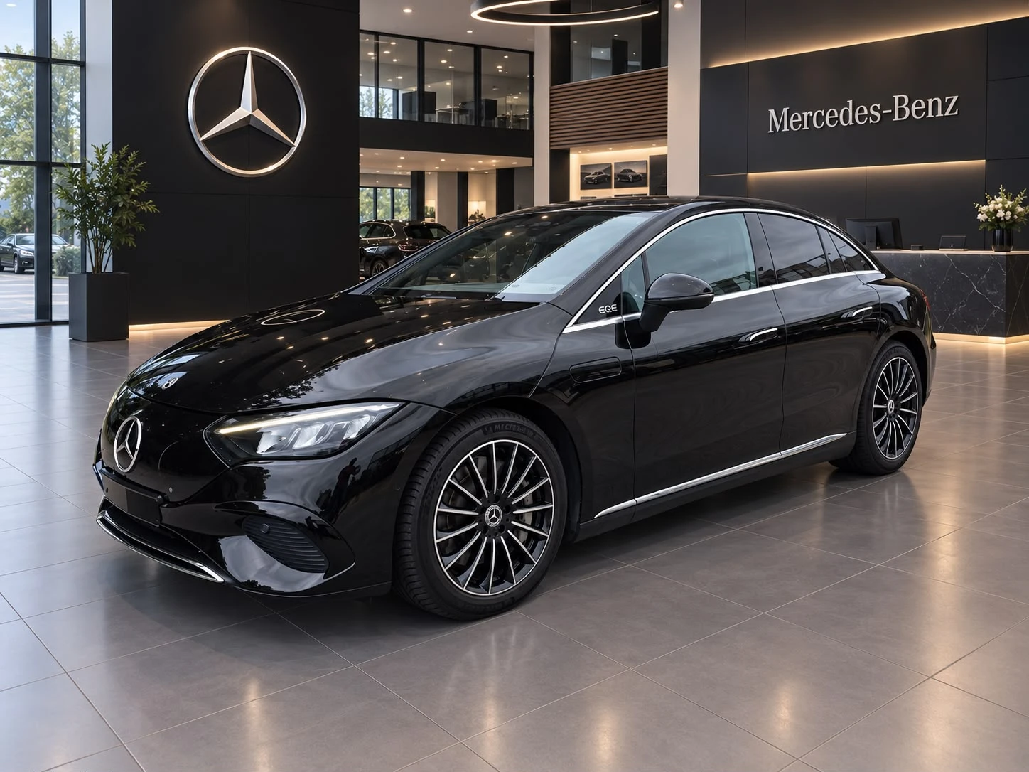 Mercedes-Benz EQE 350+ * Burmester* Подгрев* ЛИЗИНГ , снимка 3 - Автомобили и джипове - 55979275
