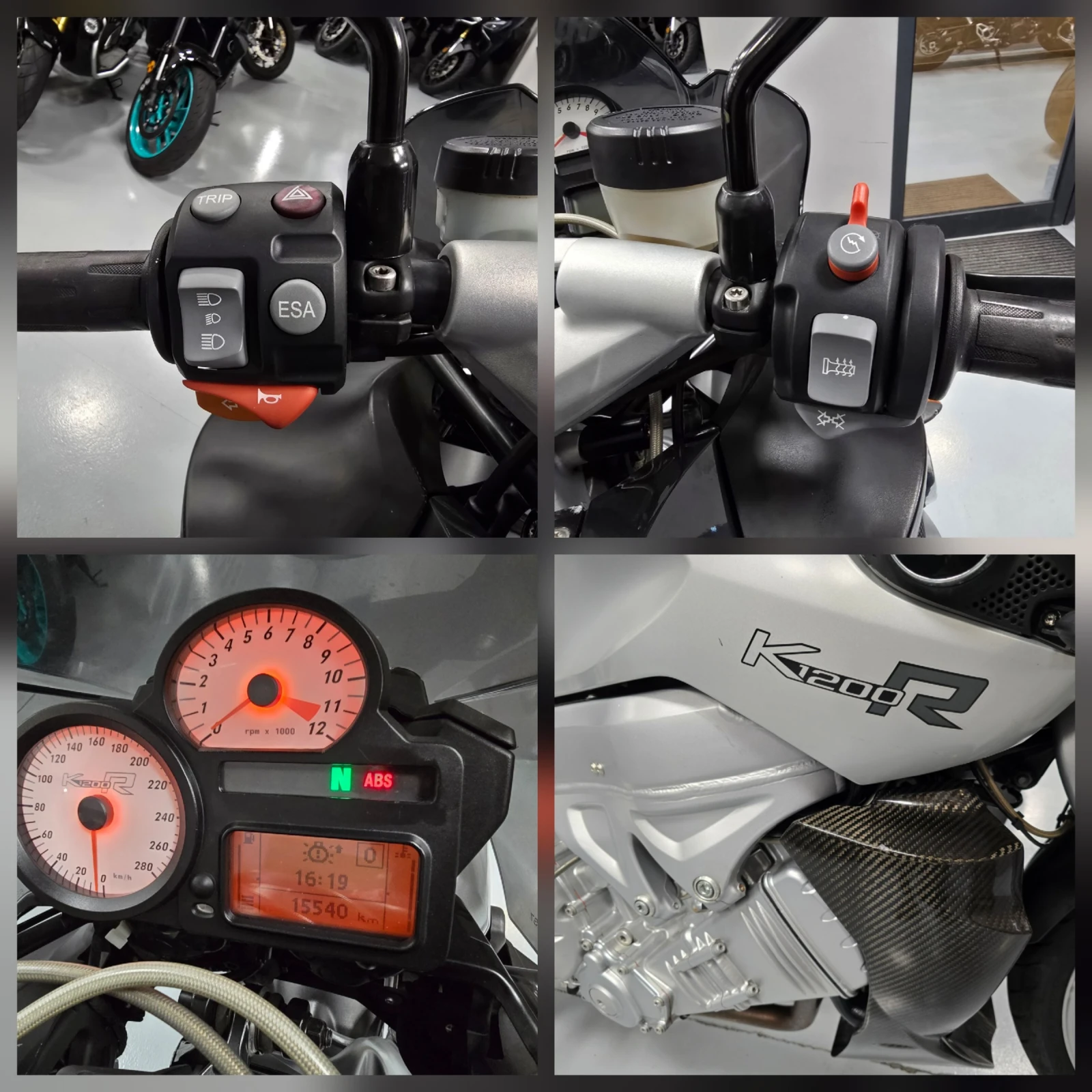 BMW K 1200ie, САМО 15000км!, снимка 15 - Мотоциклети и мототехника - 53719930