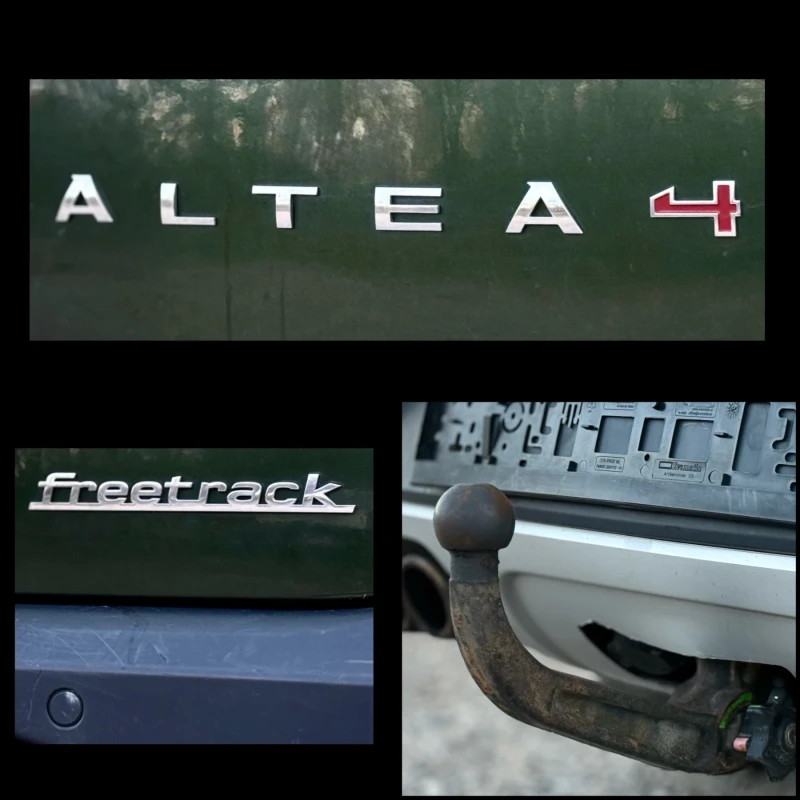 Seat Altea Freetrack 2.0TDi 4X4, снимка 9 - Автомобили и джипове - 52406363