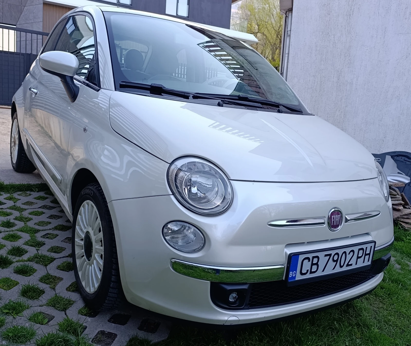 Fiat 500 1.4 100кс  SPORT БЯЛА ПЕРЛА - изображение 2