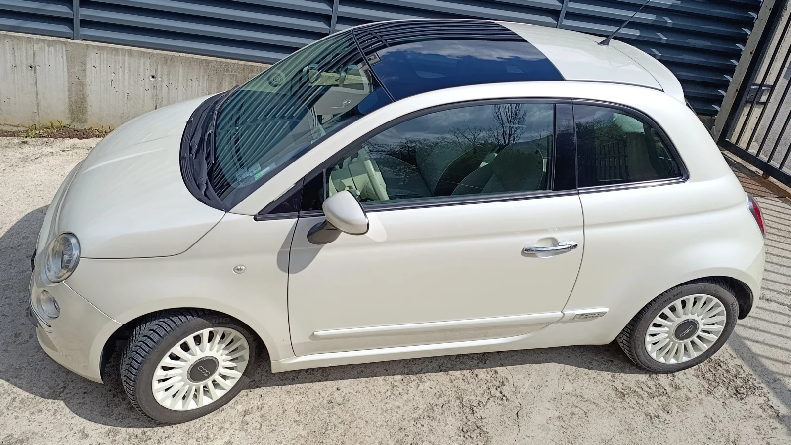 Fiat 500 1.4 100кс  SPORT БЯЛА ПЕРЛА - изображение 9
