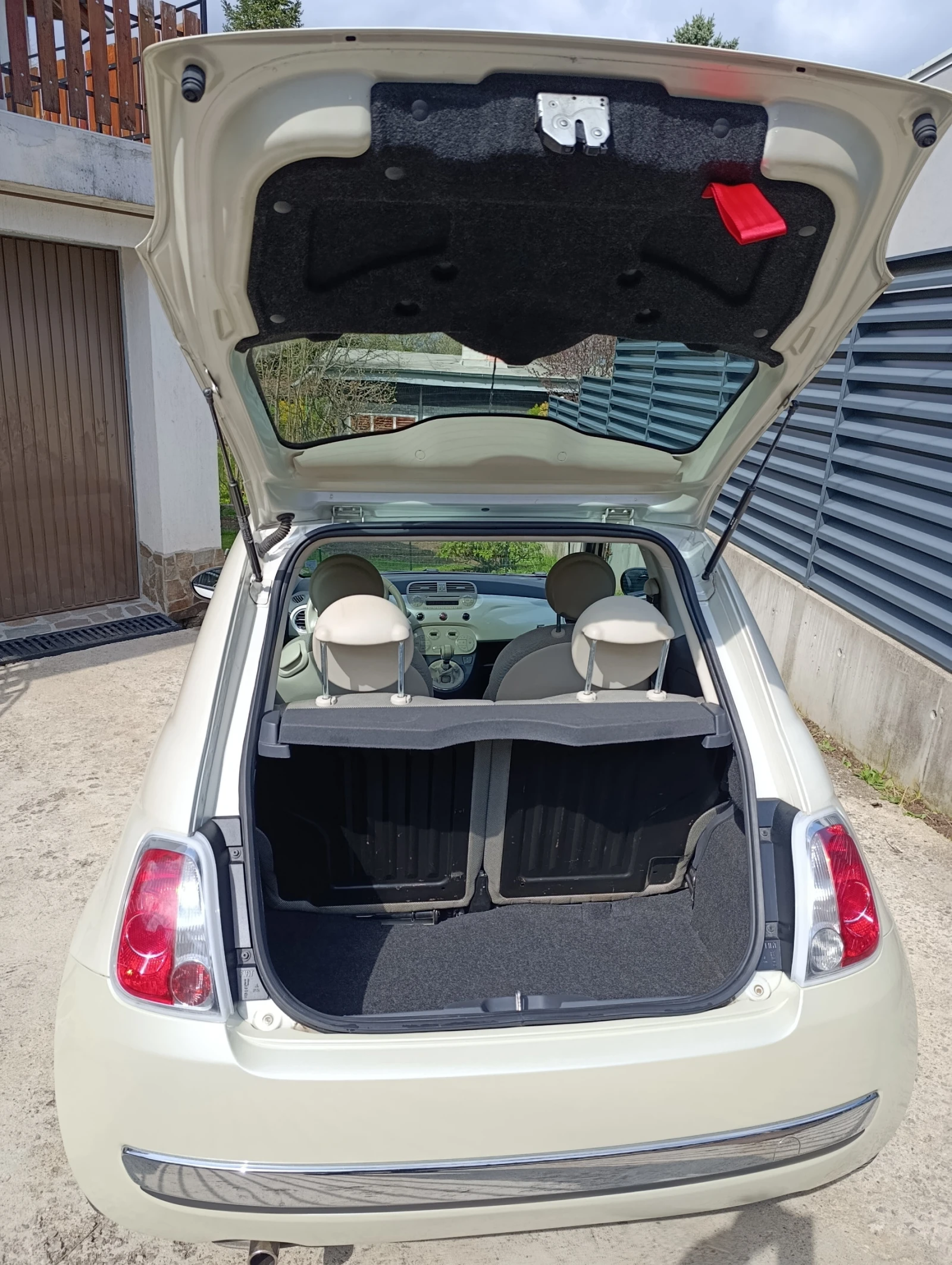 Fiat 500 1.4 100кс  SPORT БЯЛА ПЕРЛА - изображение 8