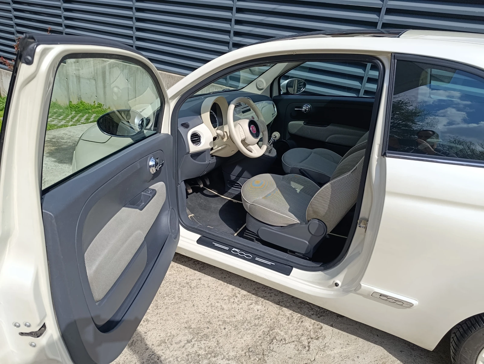 Fiat 500 1.4 100кс  SPORT БЯЛА ПЕРЛА - изображение 6