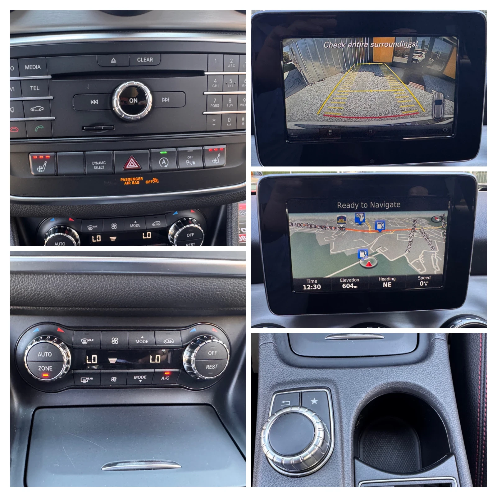 Mercedes-Benz GLA 220 d/AMG/ПАНОРАМА+ КАМЕРА+ ПОДГРЕВ+ СПОРТ///КАТО НОВА, снимка 16 - Автомобили и джипове - 55626120