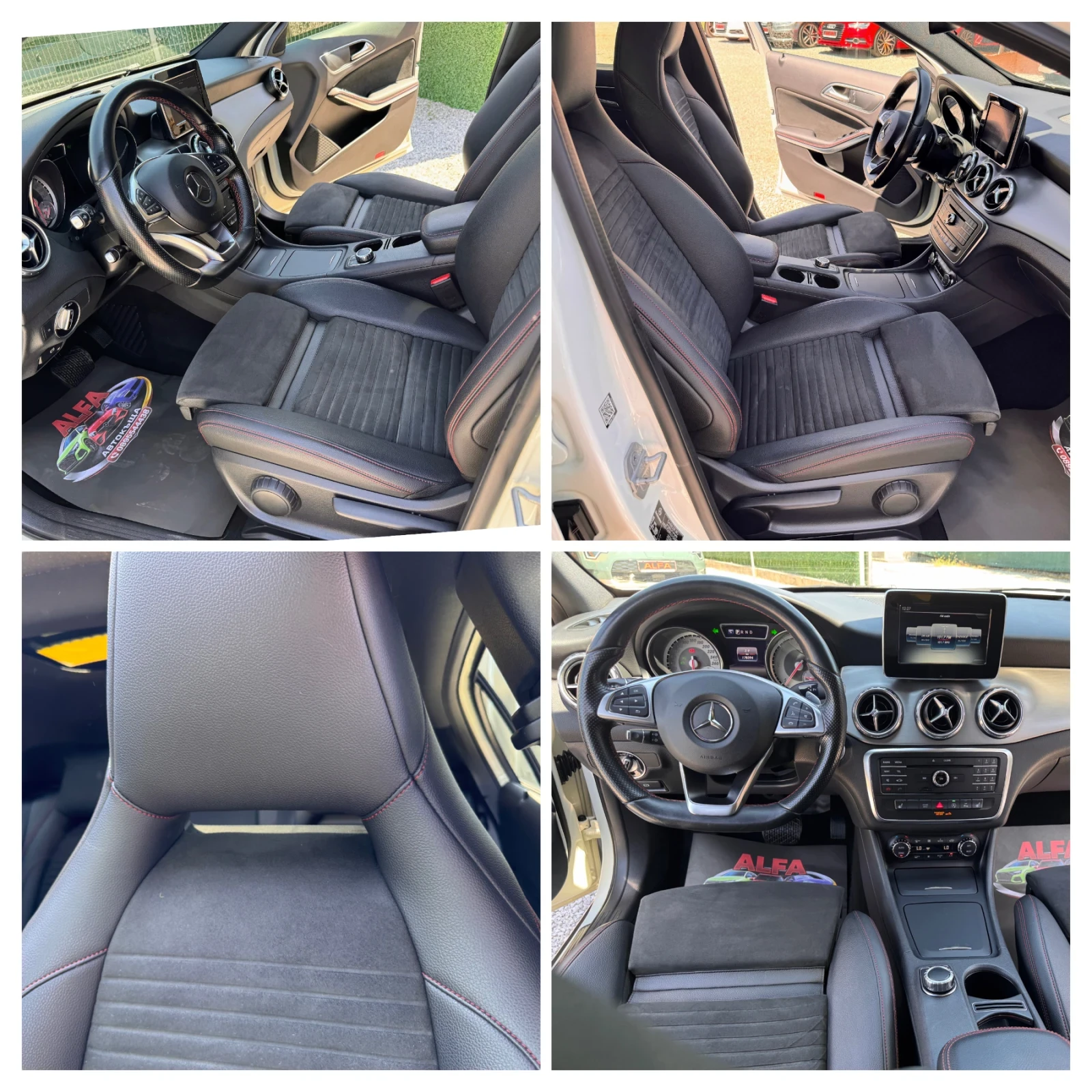 Mercedes-Benz GLA 220 d/AMG/ПАНОРАМА+ КАМЕРА+ ПОДГРЕВ+ СПОРТ///КАТО НОВА, снимка 12 - Автомобили и джипове - 55626120