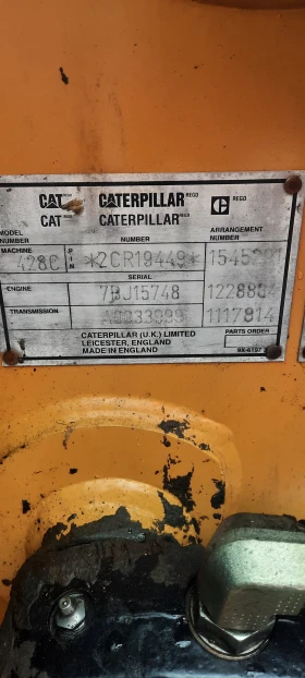 Багер Caterpillar 428c , снимка 14