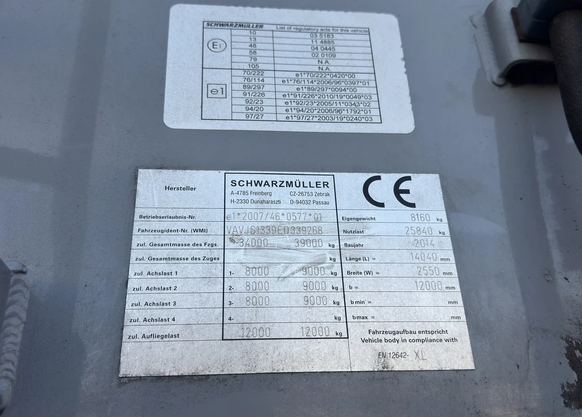 Полуремарке Schwarzmuller J-Serie, снимка 6 - Ремаркета - 53852643