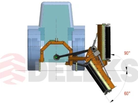 Мулчер Друга марка Шредер с изнасящо рамо марка Deleks модел Dragon, снимка 13