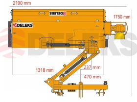 Мулчер Друга марка Шредер с изнасящо рамо марка Deleks модел Dragon, снимка 15