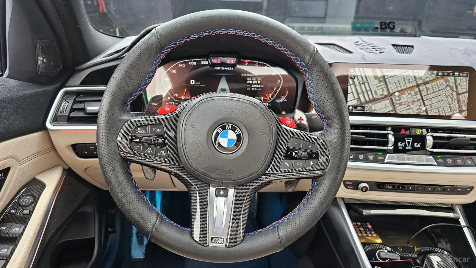 BMW 340 M SPORT* КОЖА* ПОДГРЕВ* HEADUP* 360* PANO, снимка 6 - Автомобили и джипове - 55121660