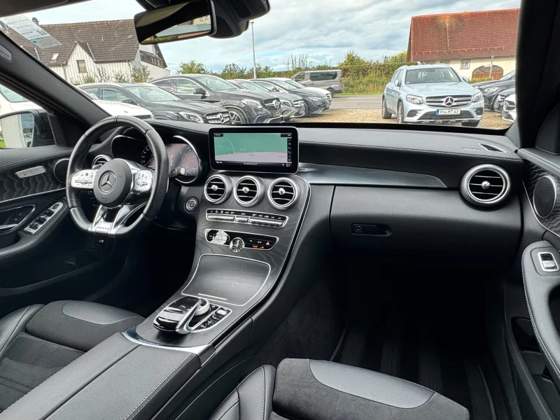 Mercedes-Benz C 63 AMG NIGHT/476HP/HUD/AHK/CAM/DISTR./NAVI/687g, снимка 13 - Автомобили и джипове - 53043087