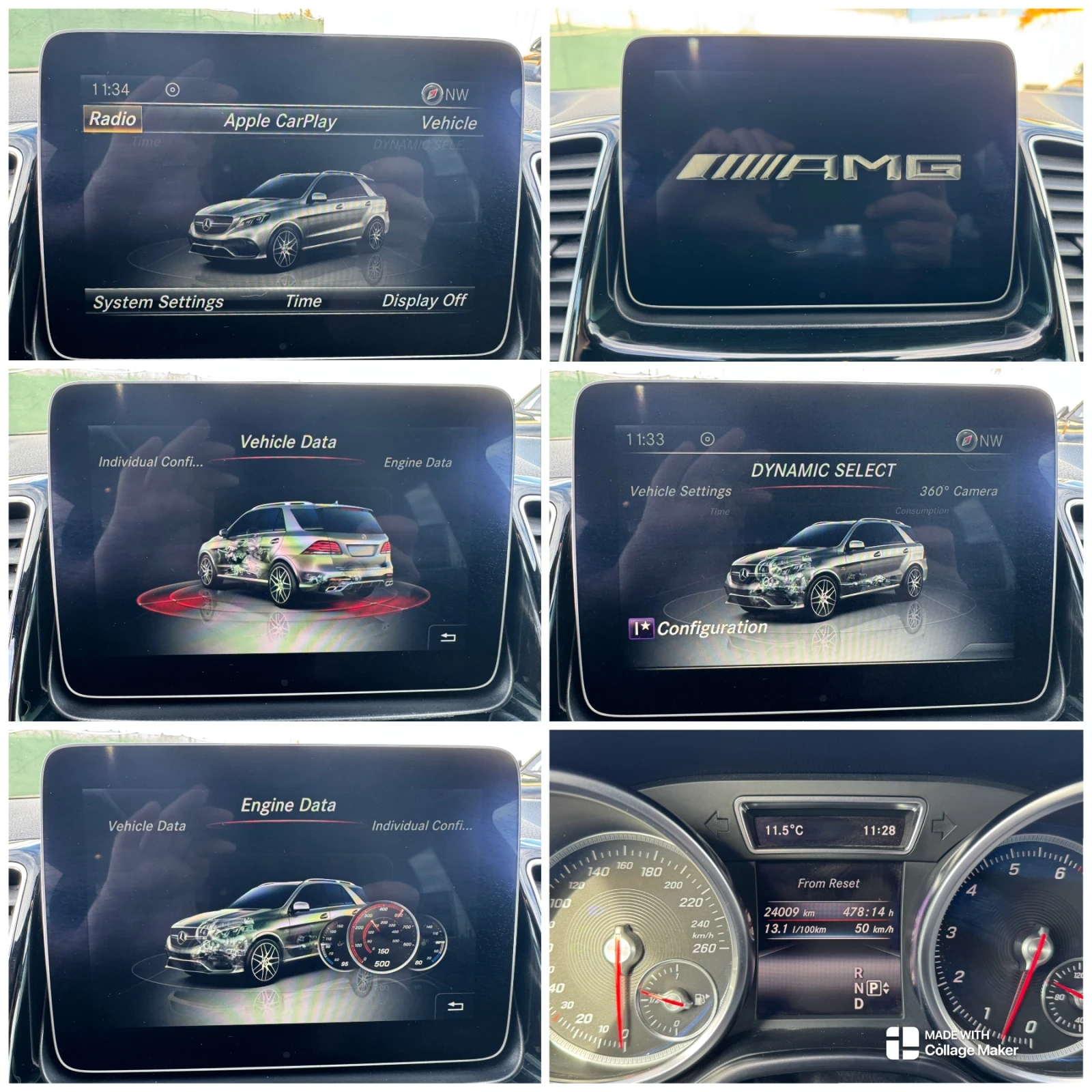 Mercedes-Benz GLE 400 Mercedes-Benz GLE 400 AMG-Night 9G 120000 Cam360 | Mobile.bg   15