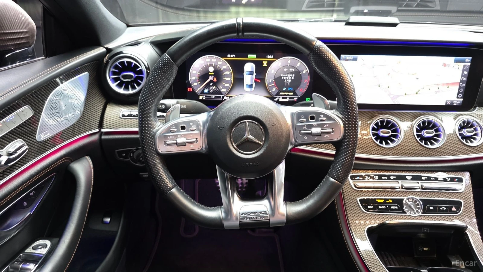 Mercedes-Benz CLS 53 AMG EDITION 1* 4MATIC* КОЖА* ПОДГРЕВ* ОБДУХВ* BURM* PA, снимка 12 - Автомобили и джипове - 55647336