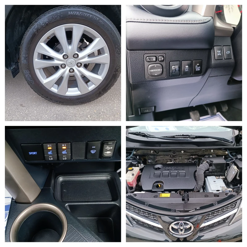 Toyota Rav4 2.0i-152кс-ШВЕЙЦАРИЯ-РЪЧКА-6ск-4х4-NAVI, снимка 17 - Автомобили и джипове - 49019355