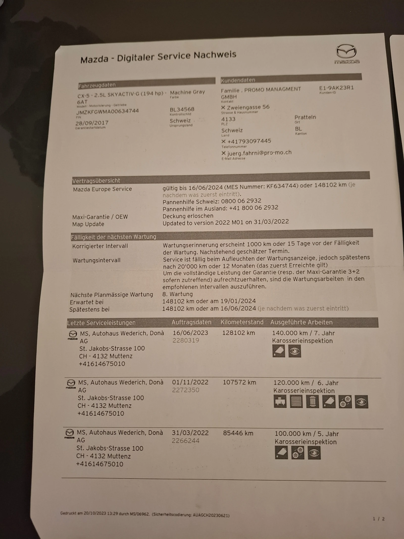 Mazda CX-5 KF, снимка 13 - Автомобили и джипове - 53664242