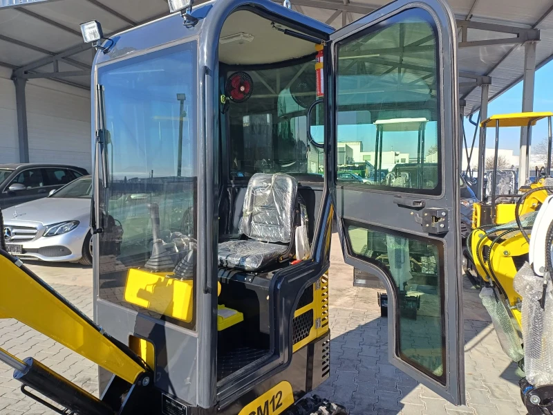 Багер Kubota 1.2т* * 1200кг.* с кабина* чисто нови, снимка 4 - Индустриална техника - 48773644