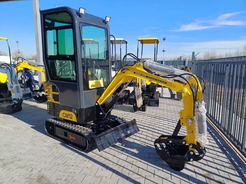 Багер Kubota 1.2т* * 1200кг.* с кабина* чисто нови, снимка 11 - Индустриална техника - 48773644