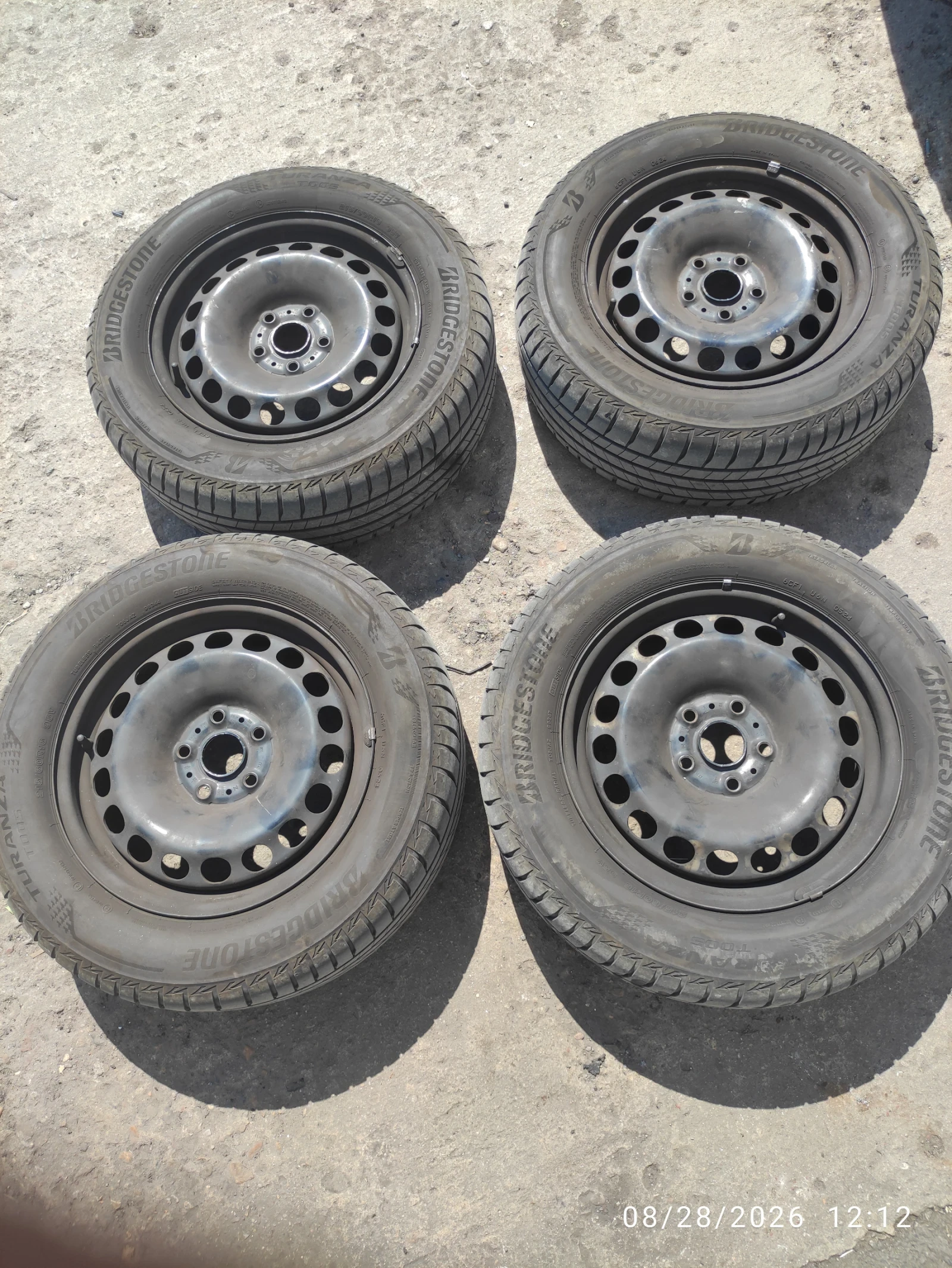 Гуми с джанти Bridgestone 215/60R16