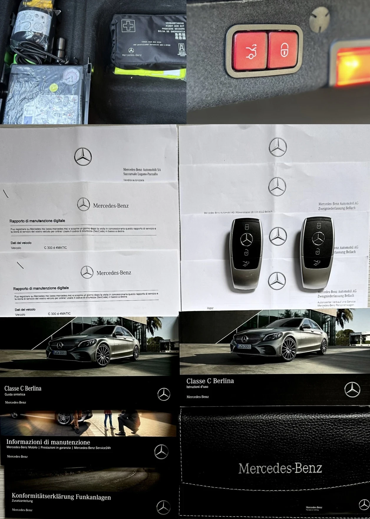 Mercedes-Benz C 300 * FULL* AMG* 4MATIC* BURMESTER* NIGHT PACKAGE* , снимка 16 - Автомобили и джипове - 54130545