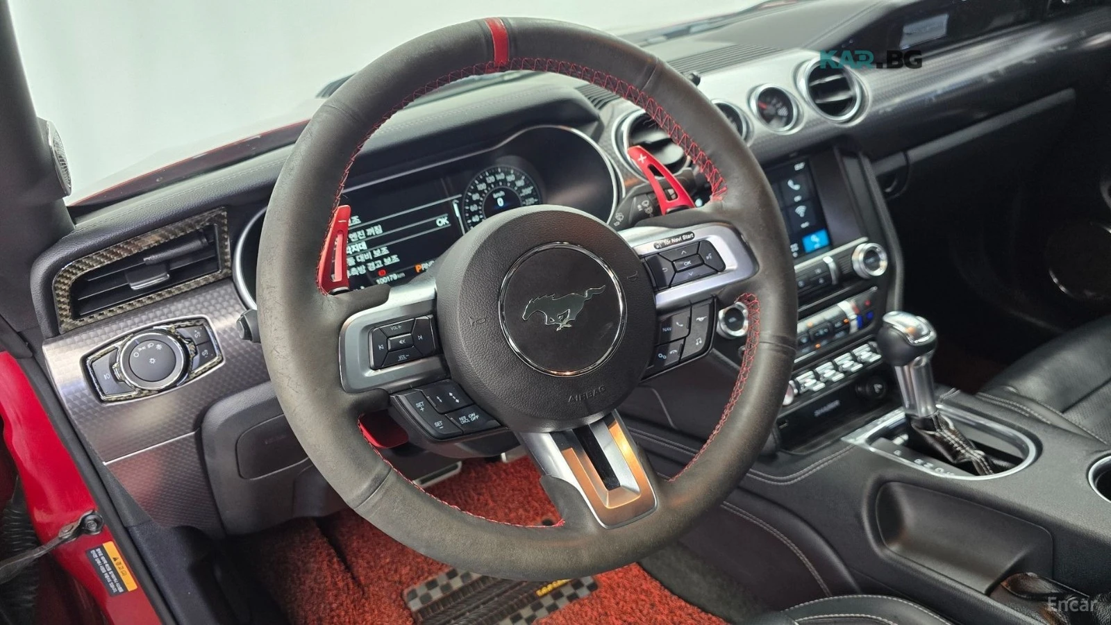 Ford Mustang COUPE* ECO BOOST* КОЖА* ПОДГРЕВ* ОБДУХВ* НАВИ* КАМ, снимка 13 - Автомобили и джипове - 54811004