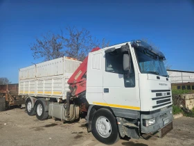 Обява за продажба на Iveco EuroStar Самосвал с 5 тонен кран ~57 600 лв. - изображение 1